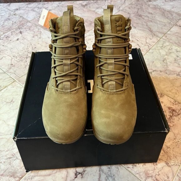 NEW 5.11 Tactical Men's A/T Elite 6" Goretex Cayote 389 Boots - US 11 - Picture 3 of 7